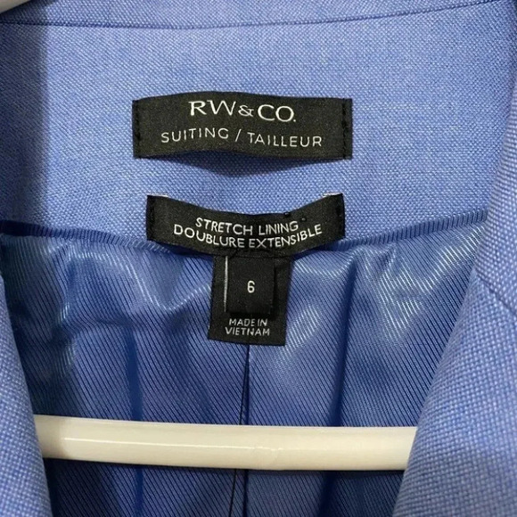 RW&CO - NWT Light Blue Long Blazer - Picture 6 of 9